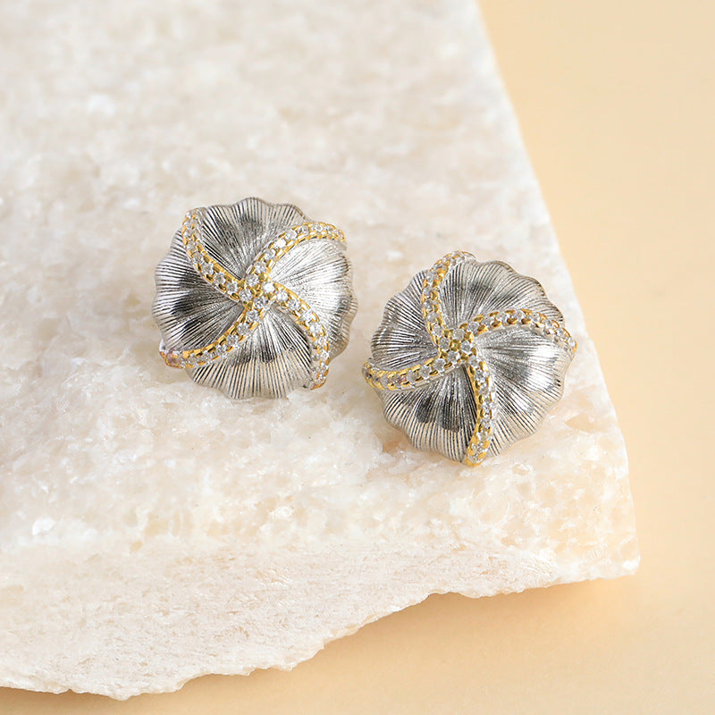 925 Sterling Silver Geometric Earrings Packaging View