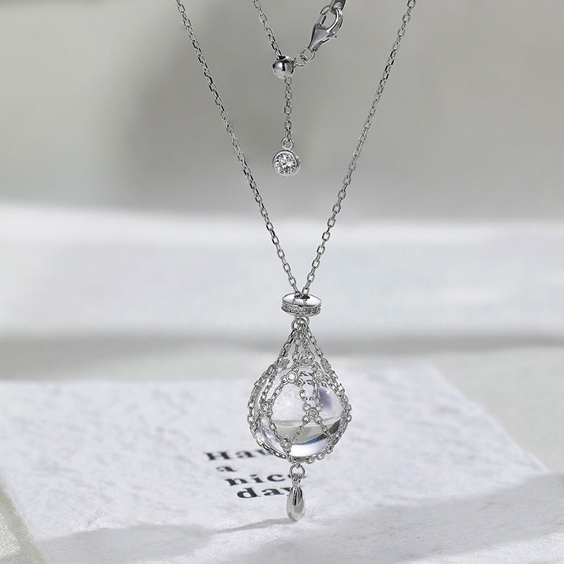 925 Sterling Silver Crystal Necklace Packaging View