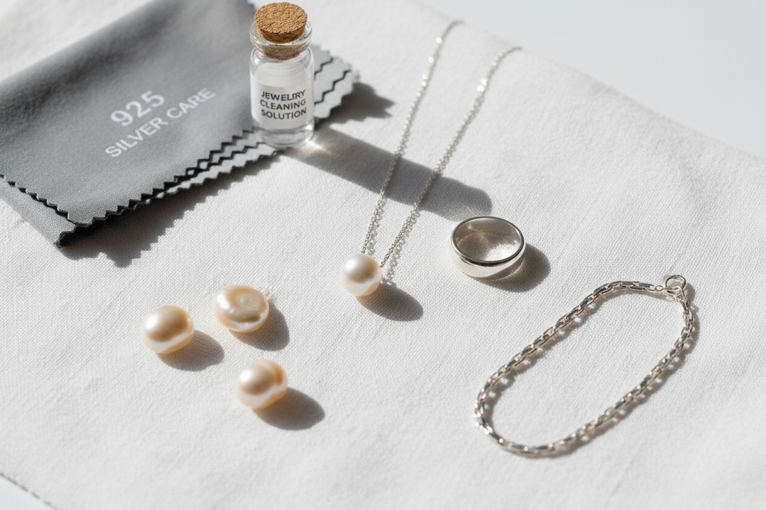 925 sterling silver and pearl jewelry care guide
