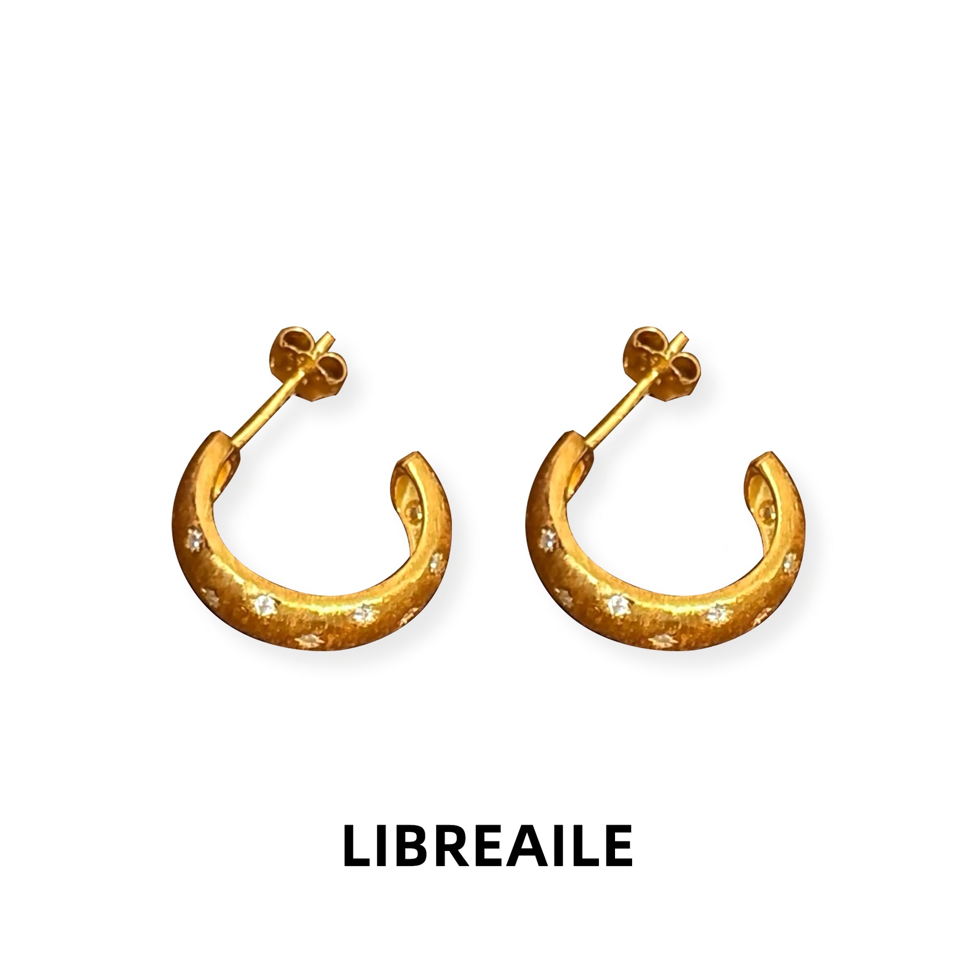 925 Sterling Silver C-Shape Stud Earrings Minimalist Daily Wear – LIBREAILE JEWELRY
