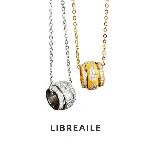 Dainty Golden Sliver Circle Pendant with Sparkling CZ - Romantic 520 Gift for Her Necklace LIBREAILE JEWELRY dainty-golden-sliver-circle-pendant-with-sparkling-cz-romantic-520-gift-for-her Dainty Gold Silver Circle CZ Pendant Necklace | Romantic Gift | LIBREAILE