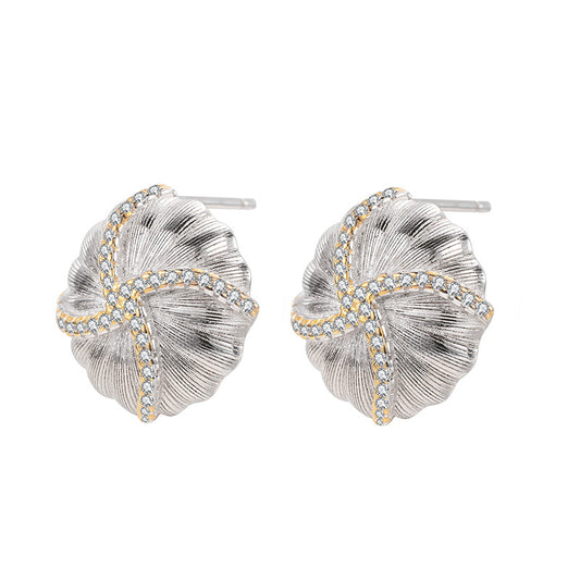 925 Sterling Silver Geometric Earrings Product View