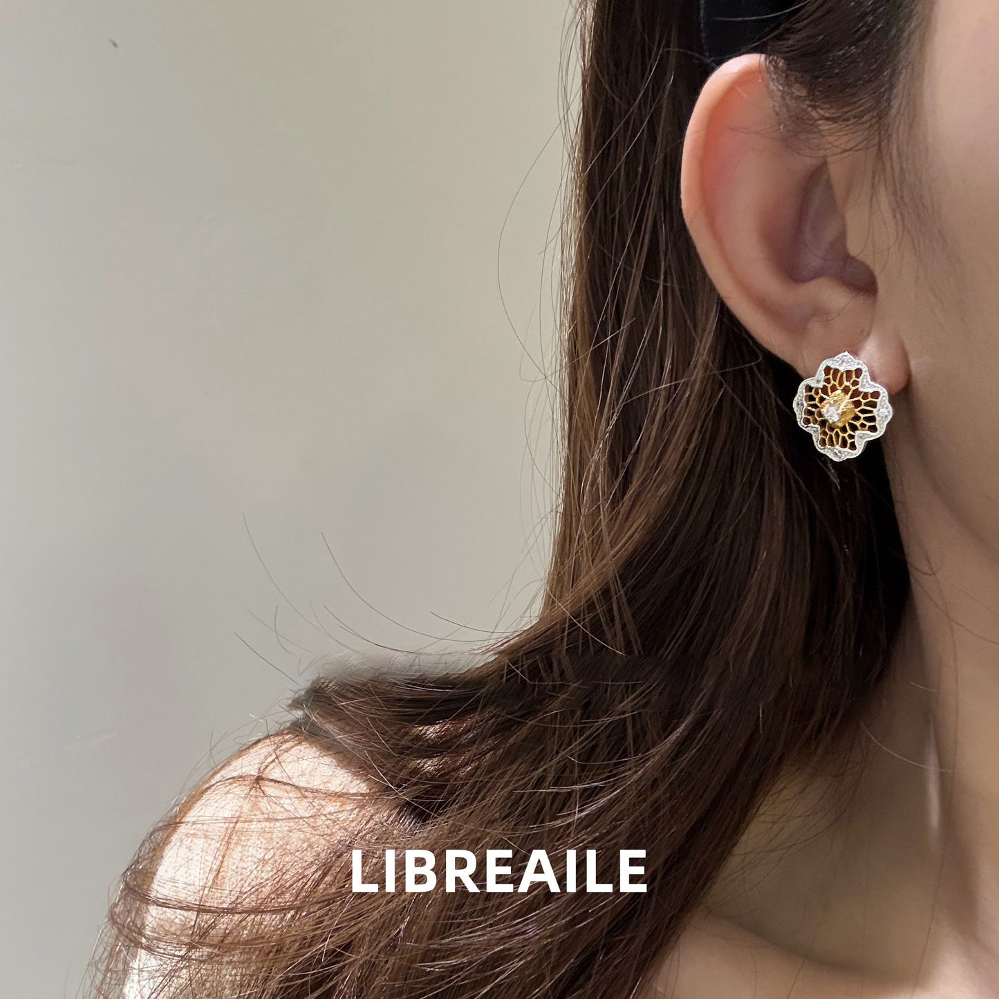 Dainty Silver Botanical Flower Studs - Designer Inspired Hollow Cut Jewelry Earrings LIBREAILE JEWELRY dainty-silver-botanical-flower-studs-designer-inspired-hollow-cut-jewelry Dainty Botanical Flower Stud Earrings | 925 Sterling Silver | LIBREAILE