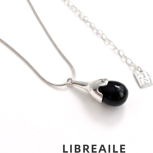 Hypoallergenic Silver Black Gemstone Jewelry Set Sensitive Skin Safe – LIBREAILE JEWELRY